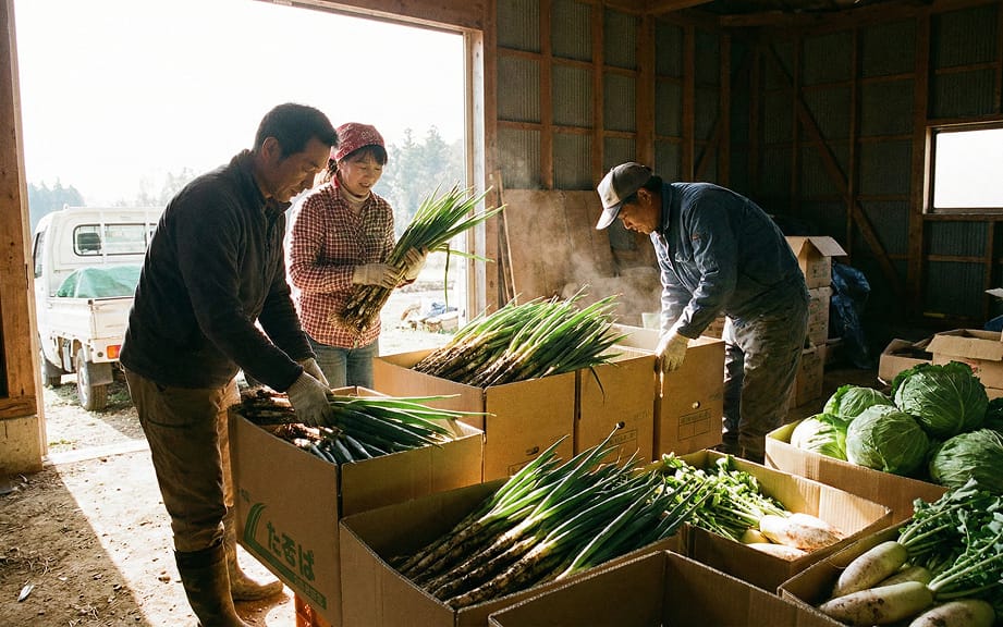 青果に関わる作業受託イメージ